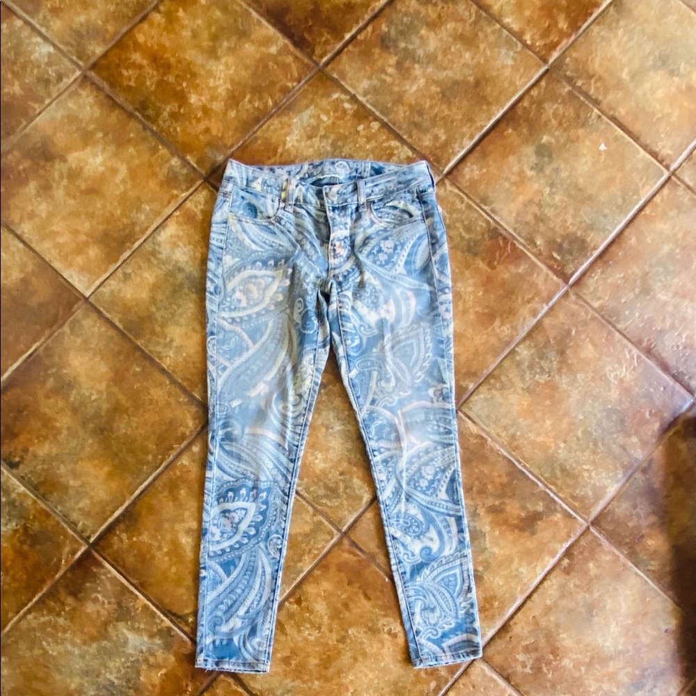 💋American Eagle Boho Stretch Skinny Women Jean - Picture 3 of 7